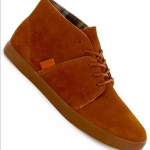 Vans Brown Camel Camryn Decon Leather Suede Bootie